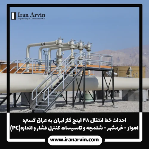 خط انتقال گاز ایران به عراق گستره اهواز-خرمشهر-شلمچه و تاسیسات کنترل فشار و اندازه گیری4